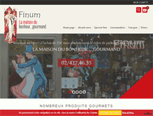 Tablet Screenshot of finum.be