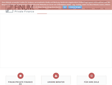 Tablet Screenshot of finum.de