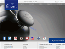 Tablet Screenshot of finum.es